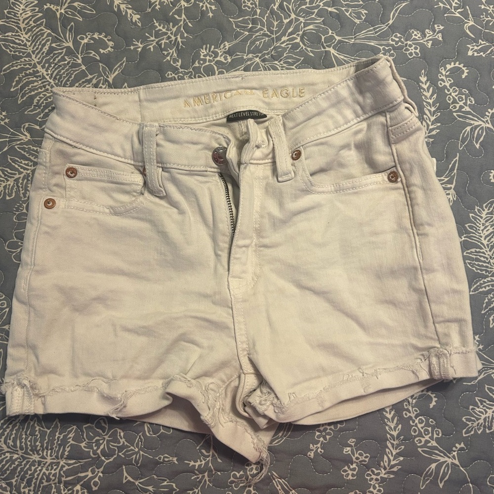 American Eagle white shorts size 2